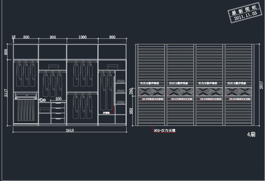 板式柜类家具设计资料大全